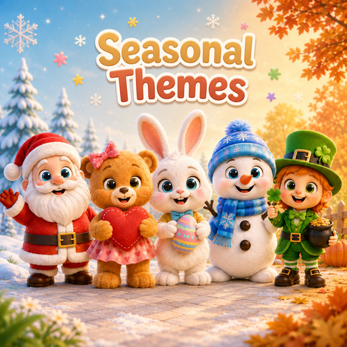 Seasonal Themes printable coloring pages